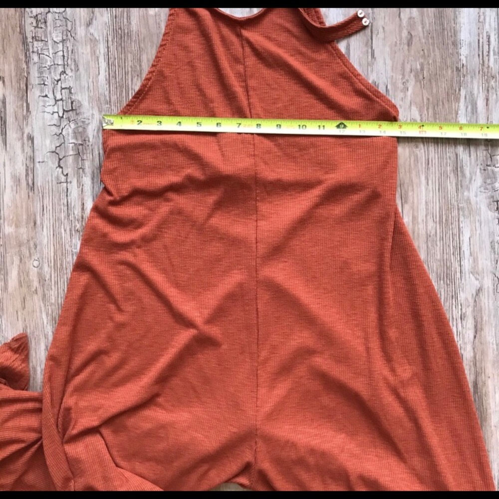 Free People Wide-Leg Palazzo Jumpsuit S - Picture 4 of 10